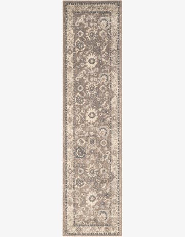 Beige Brown Madeline Runner Rug
