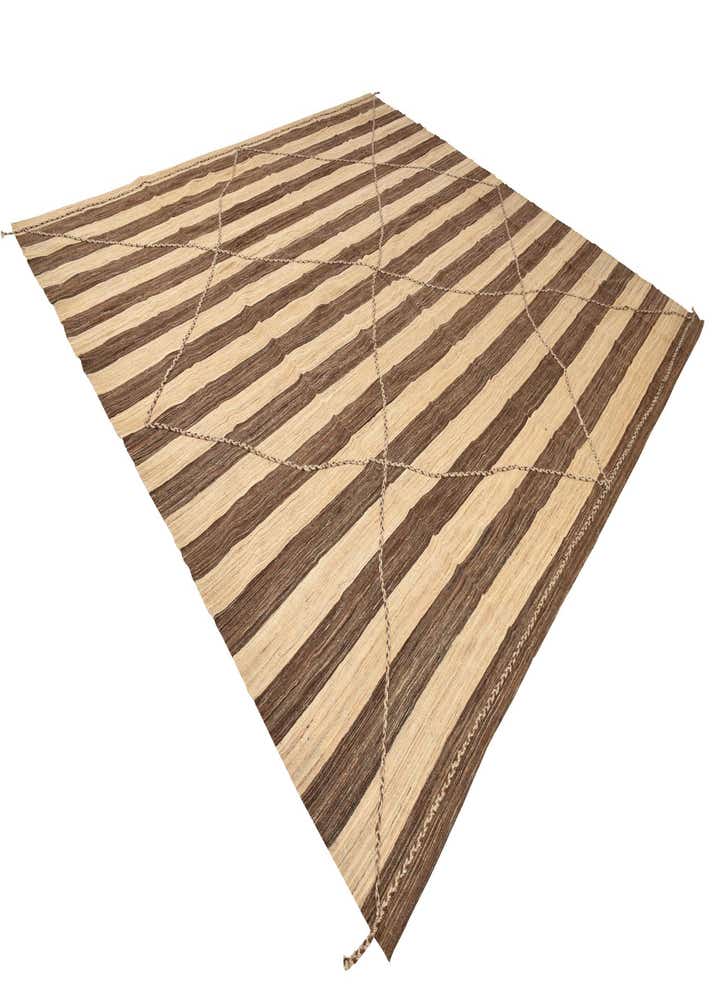 12' 9 x 13' 5 Hand Knotted Moroccan Wool Square Rug