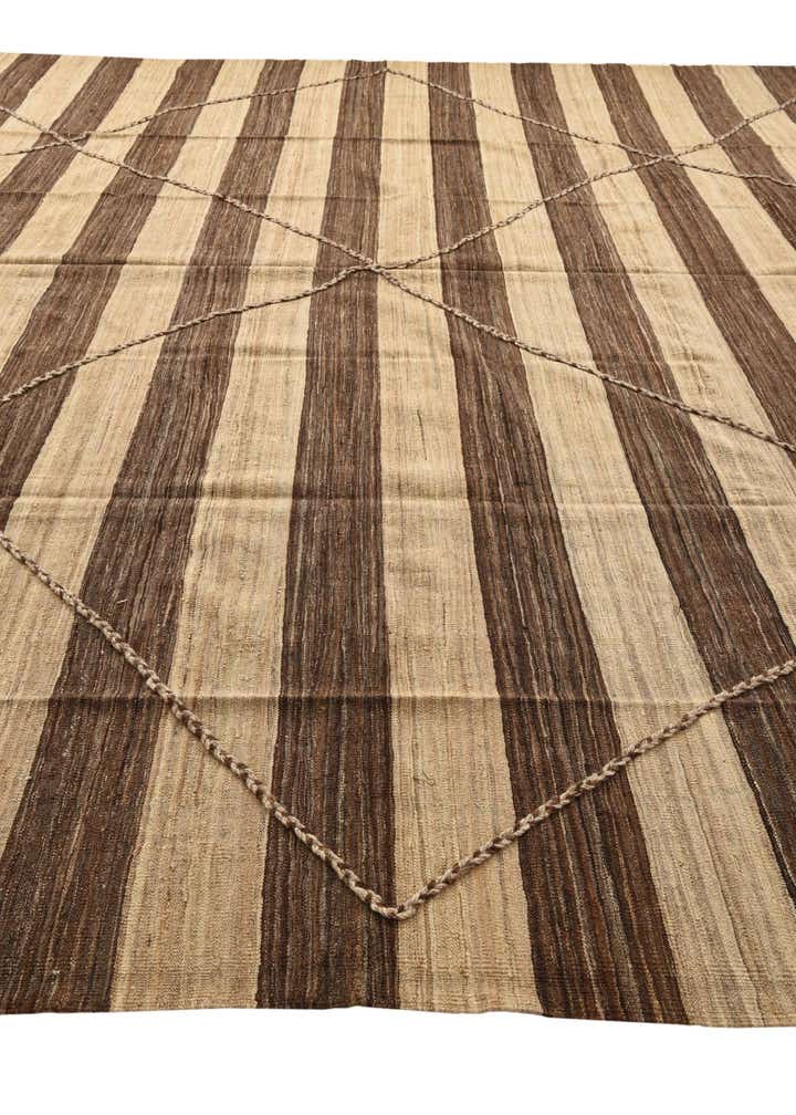 12' 9 x 13' 5 Hand Knotted Moroccan Wool Square Rug