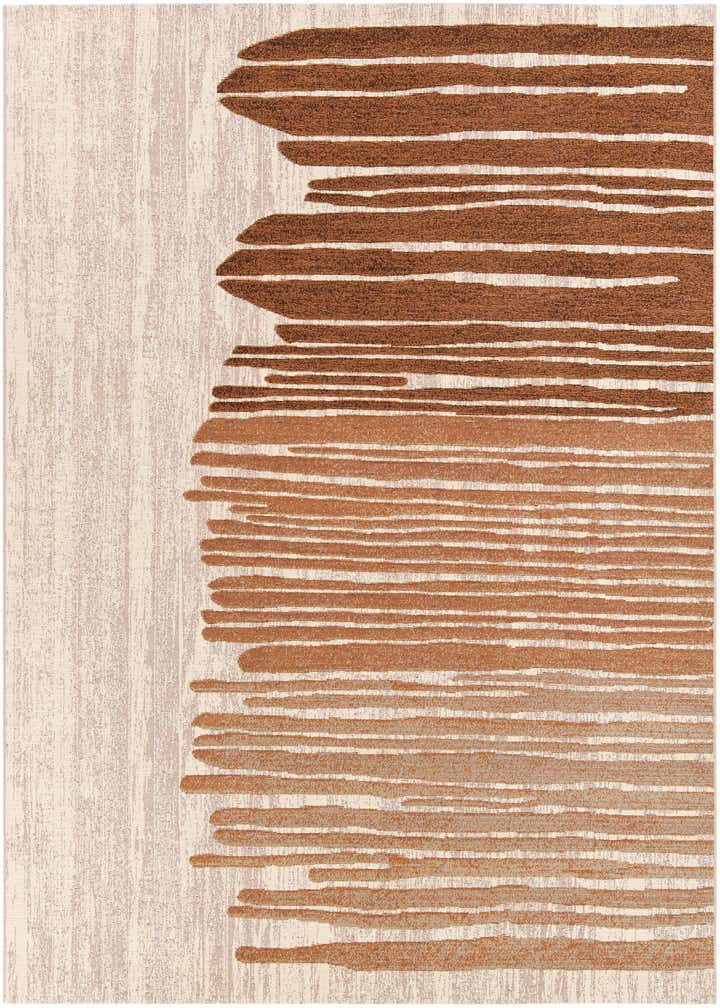 7' 10 x 7' 10 Easy-Clean Modern Indoor / Outdoor Square Rug