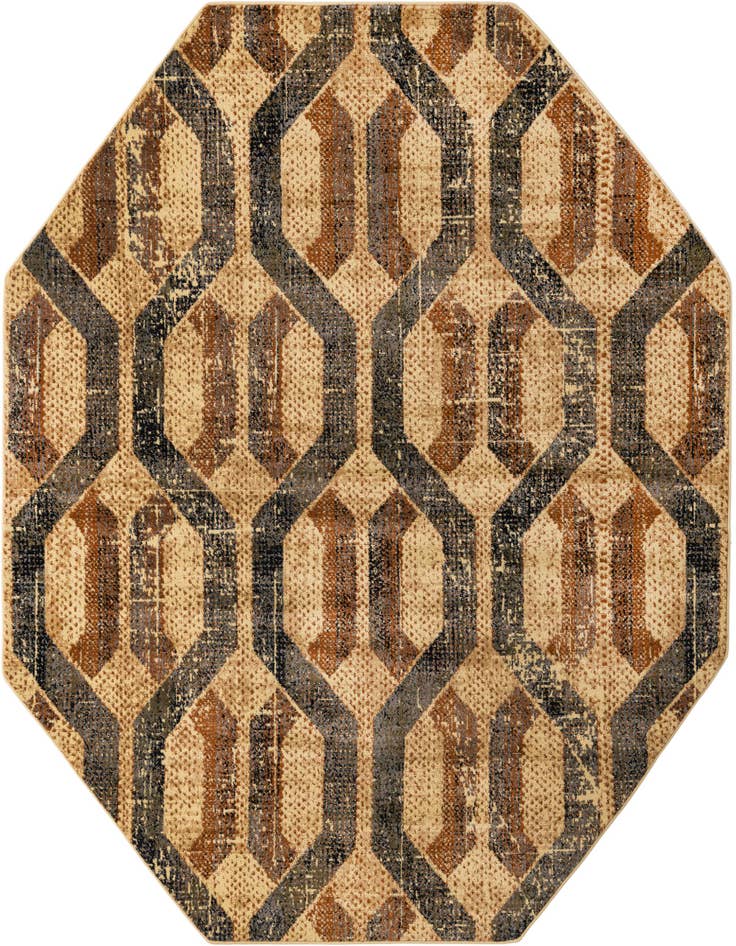 Detail image of 8' x 8' Saturn Octagon Rug