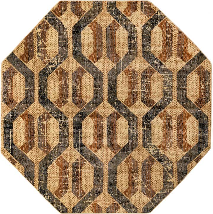 8' x 8' Saturn Octagon Rug