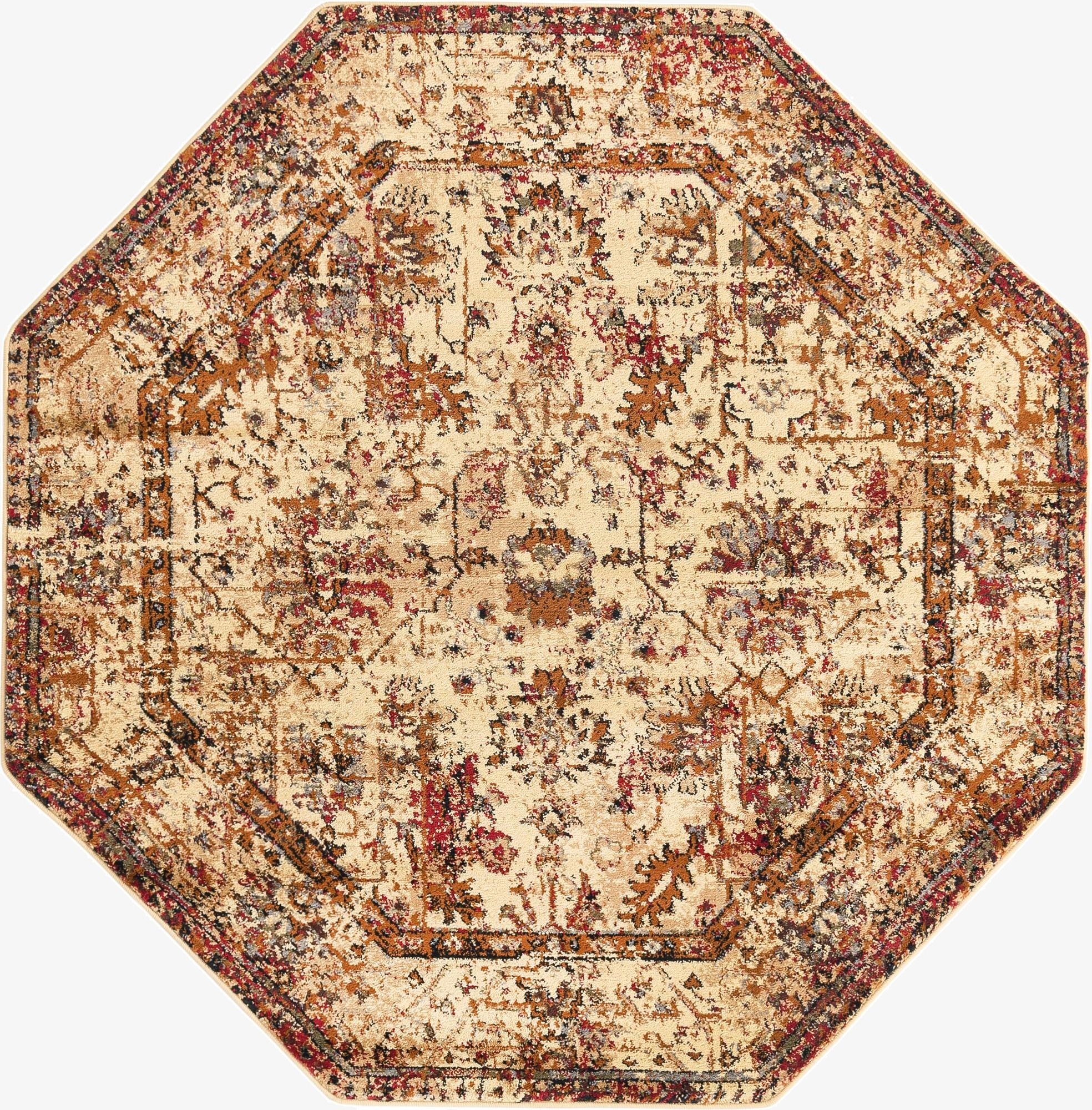 5' 3 x 5' 3 Saturn Octagon Rug