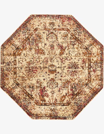 5' 3 x 5' 3 Saturn Octagon Rug