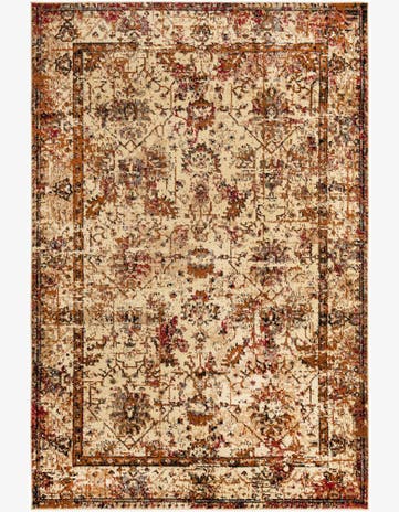 Beige Cream Saturn Rug