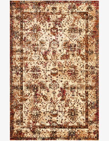 Beige Cream Saturn Rug