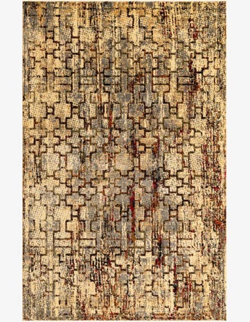 Beige Cream Saturn Rug