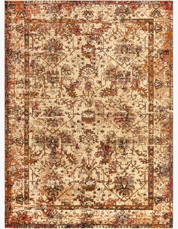 Beige Cream Saturn Rug