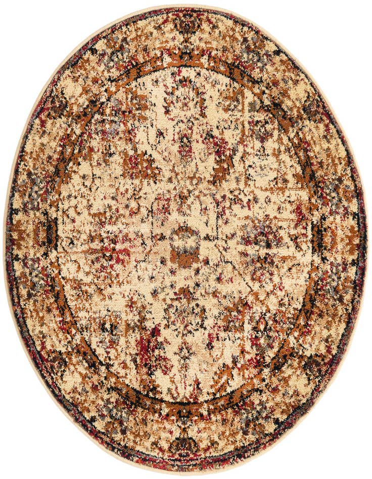 Detail image of 3' x 3' Saturn Round Rug