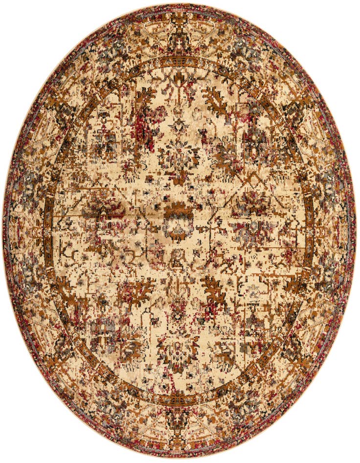 Detail image of 7' 10 x 7' 10 Saturn Round Rug