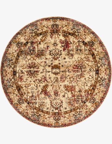 5' 3 x 5' 3 Saturn Round Rug