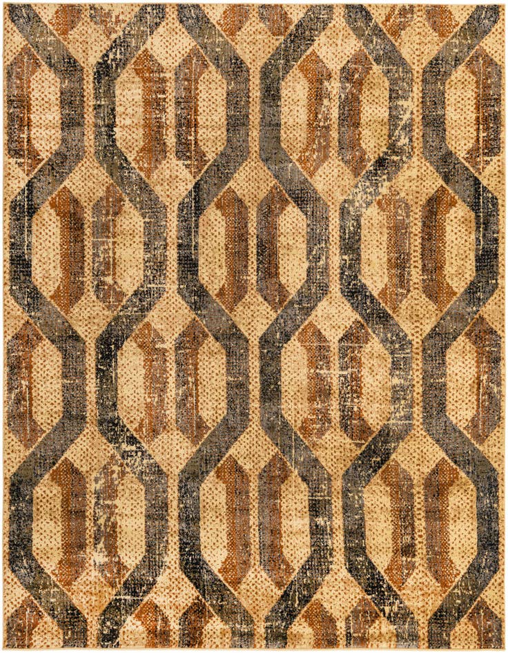 Detail image of 7' 10 x 7' 10 Saturn Square Rug