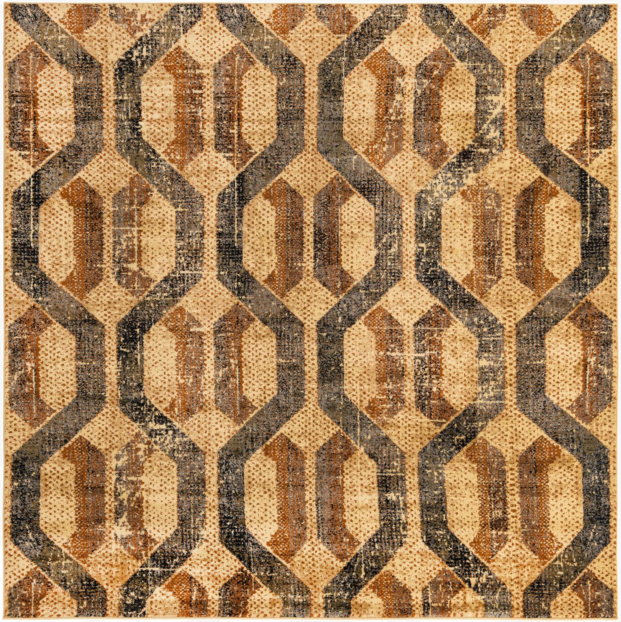 7' 10 x 7' 10 Saturn Square Rug