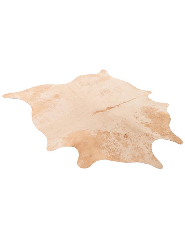 Detail image of 6' 5 x 7' Cowhide Leather Freeform Rug