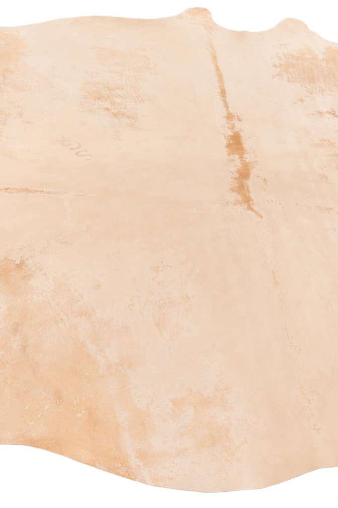 6' 5 x 7' Cowhide Leather Freeform Rug