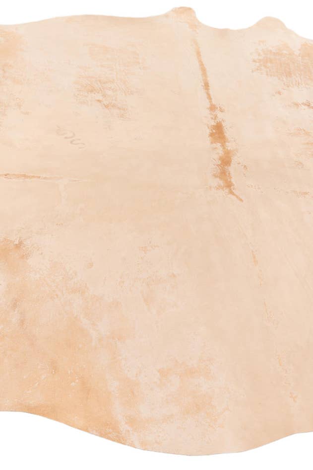 Detail image of 6' 5 x 7' Cowhide Leather Freeform Rug