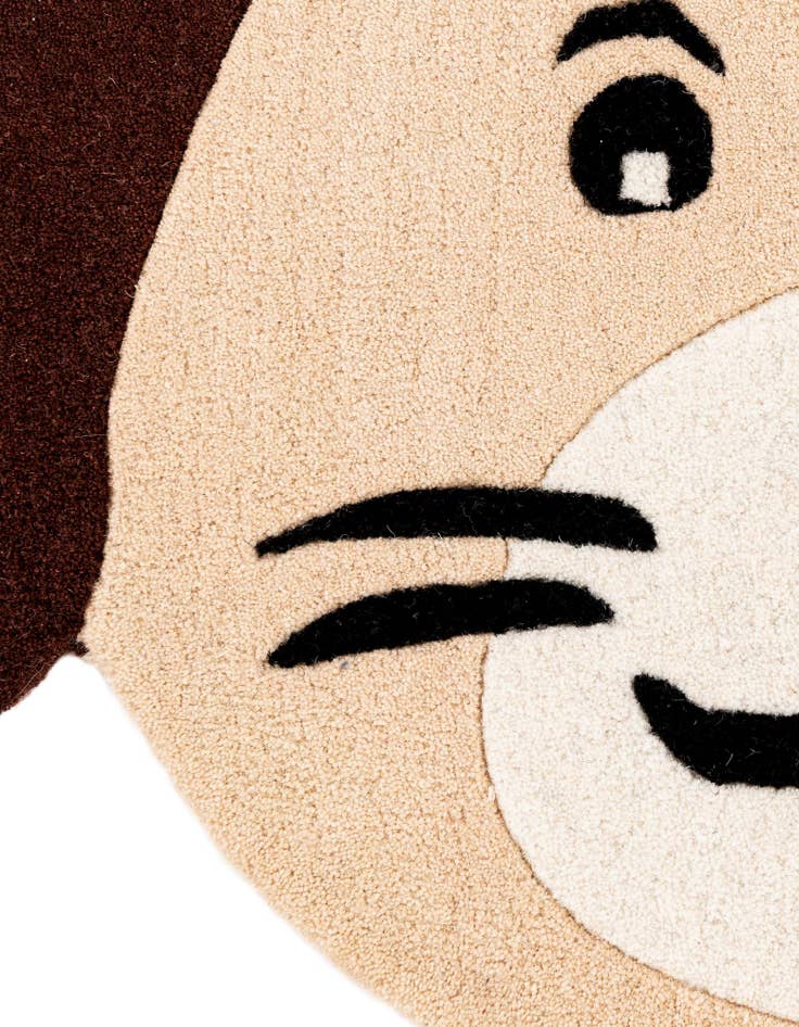 Detail image of 2' x 3' 1 Playtime Kids Wool Freeform Rug