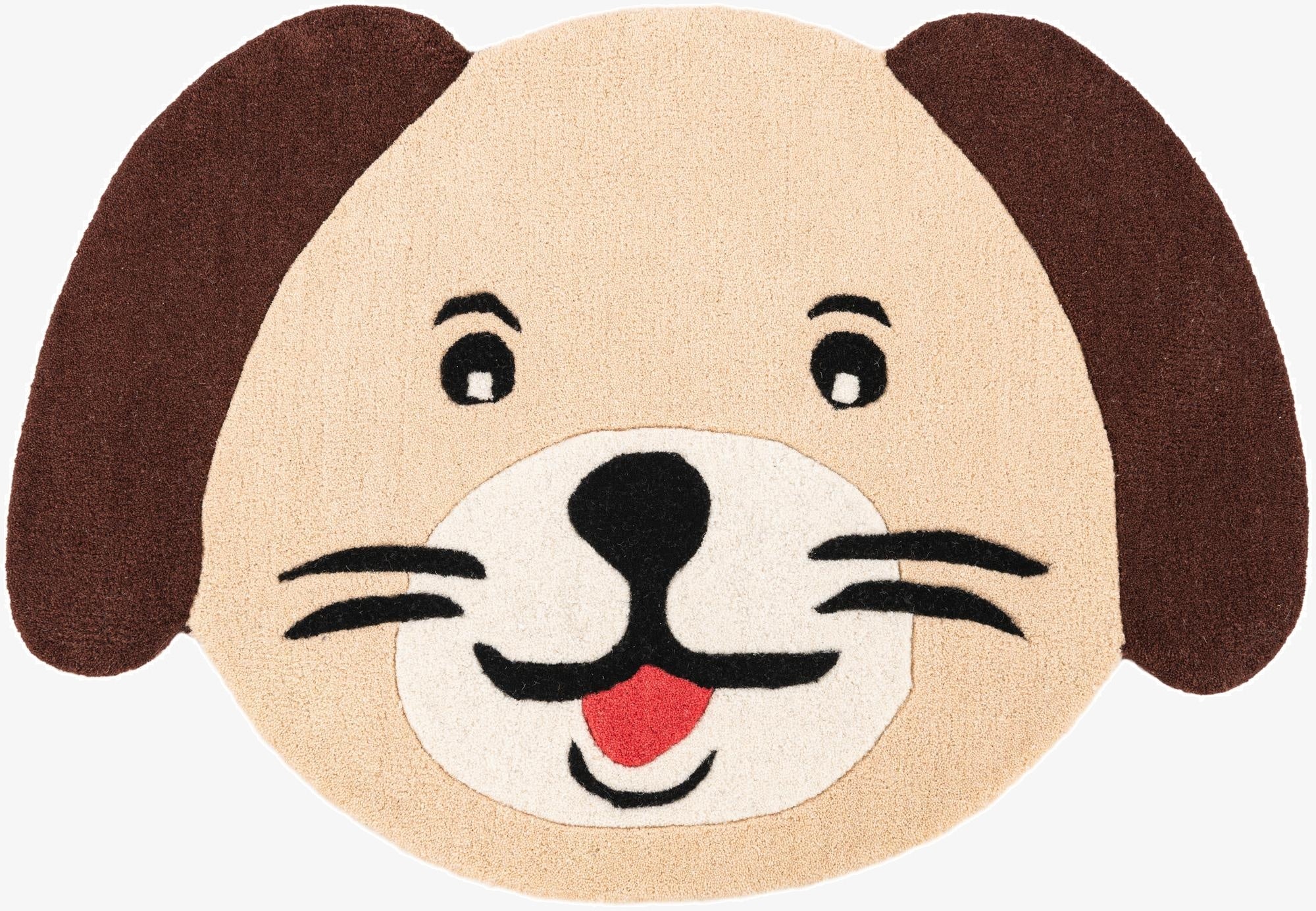 2' x 3' 1 Playtime Kids Wool Freeform Rug