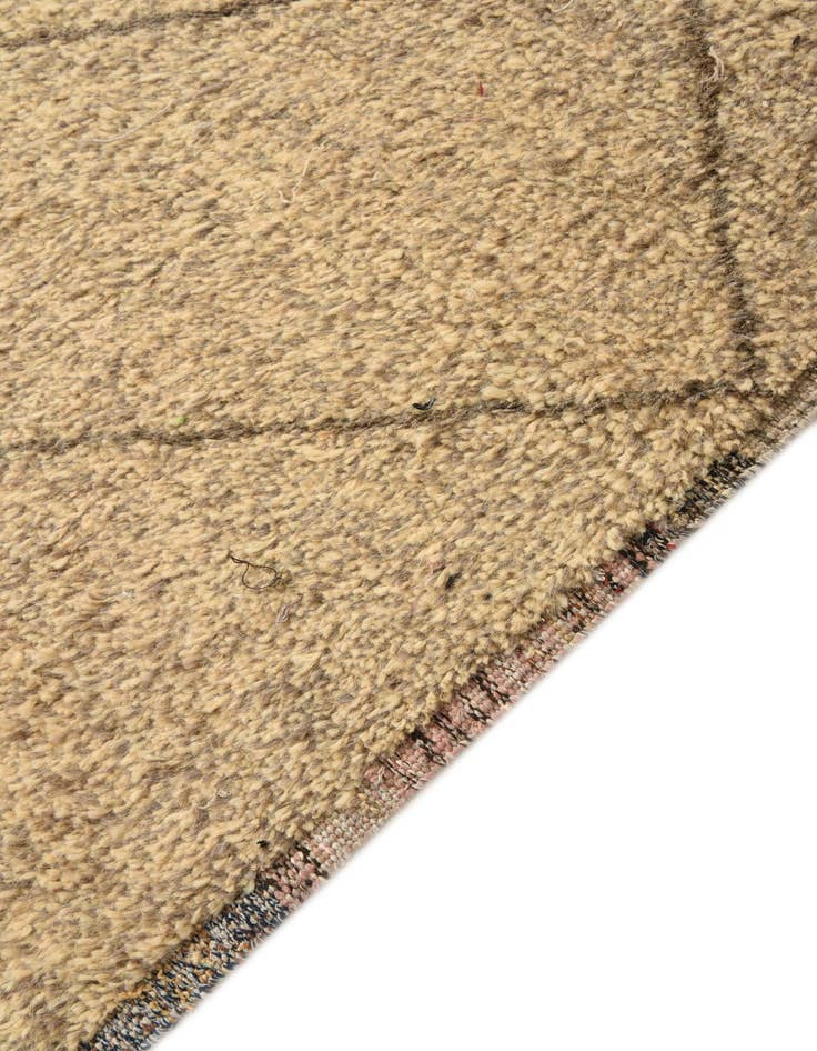 Detail image of 6' 2 x 9' 2  Hand Knotted Moroccan Wool Rug