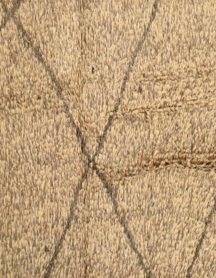 Detail image of 6' 2 x 9' 2  Hand Knotted Moroccan Wool Rug