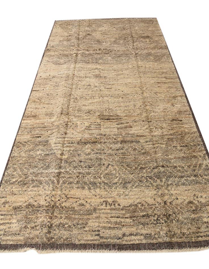 Detail image of 8' 6 x 10' 6 Hand Knotted Moroccan Wool Rug
