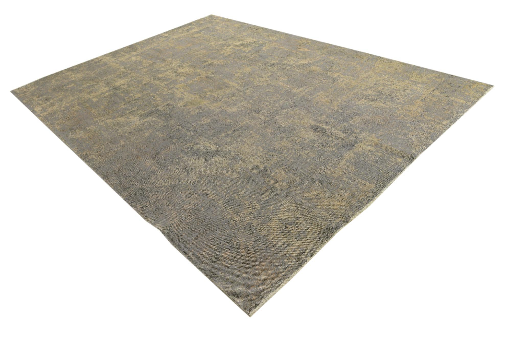 9' 1 x 12' 1 Hand Knotted Ultra Vintage Persian Wool Rug
