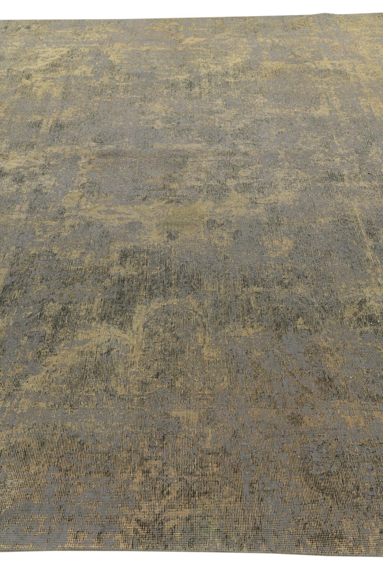 9' 1 x 12' 1 Hand Knotted Ultra Vintage Persian Wool Rug