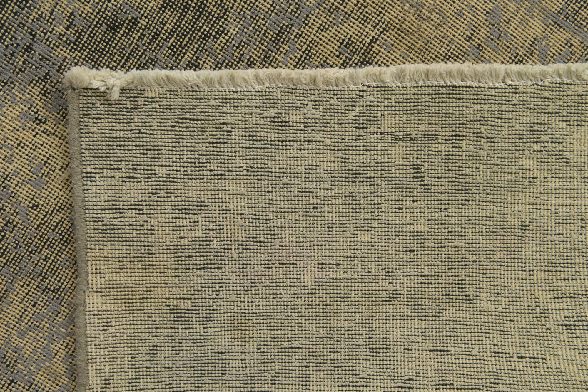 9' 1 x 12' 1 Hand Knotted Ultra Vintage Persian Wool Rug