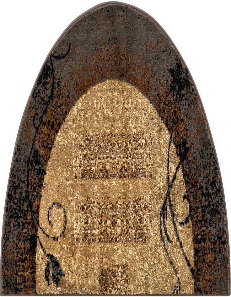 Detail image of 2' 7 x 4' Cafe Hearth Rug