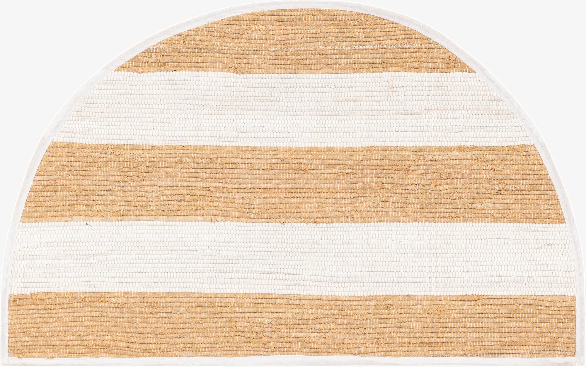 2' 2 x 3' 7  Hand Woven Chindi Rag Hearth Rug