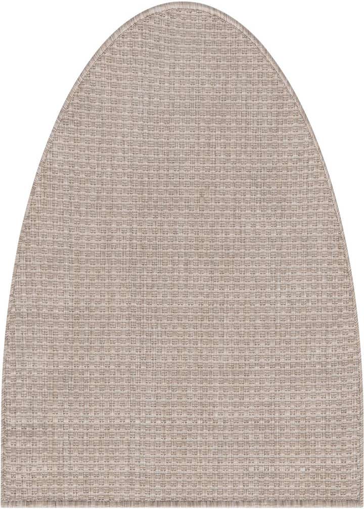 2' 2 x 3' 7 Easy-Clean Solid Indoor / Outdoor Hearth Rug