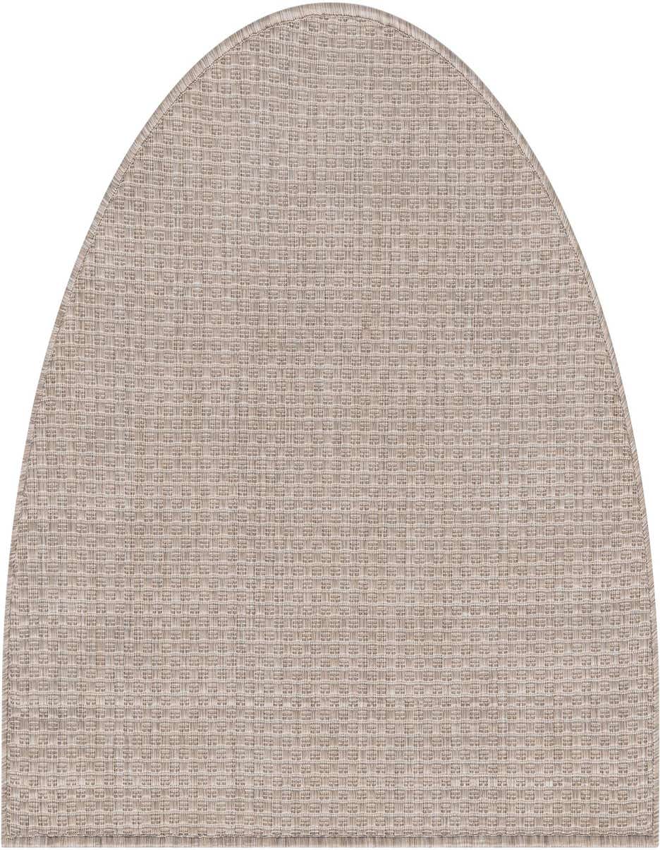 2' 2 x 3' 7 Easy-Clean Solid Indoor / Outdoor Hearth Rug
