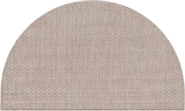 2' 2 x 3' 7 Easy-Clean Solid Indoor / Outdoor Hearth Rug
