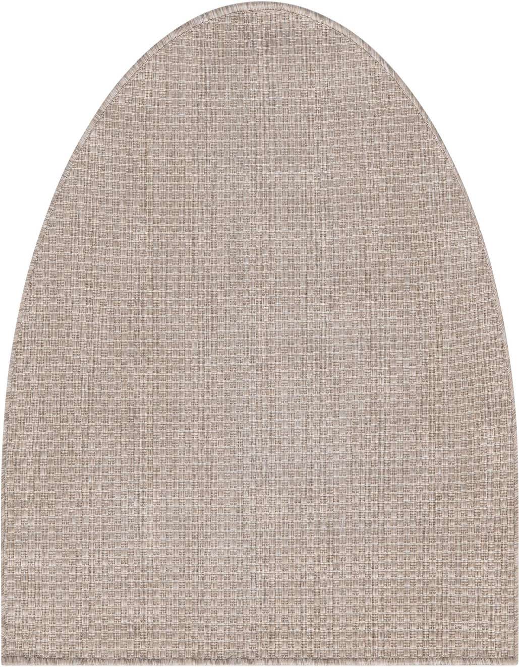 2' 7 x 4' Easy-Clean Solid Indoor / Outdoor Hearth Rug