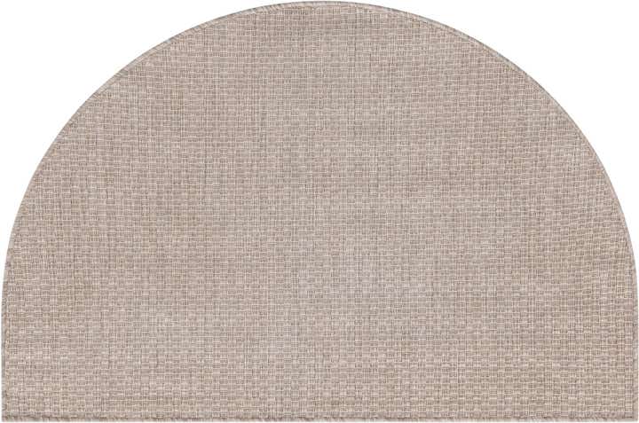 2' 7 x 4' Easy-Clean Solid Indoor / Outdoor Hearth Rug
