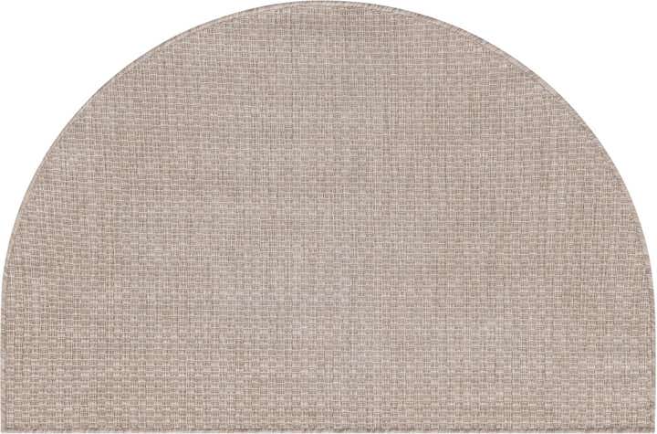3' x 6' Easy-Clean Solid Indoor / Outdoor Hearth Rug