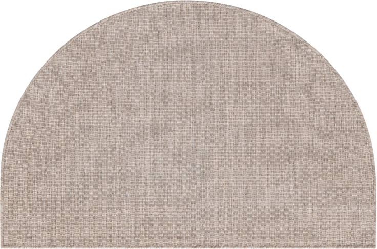 Detail image of 3' x 6' Easy-Clean Solid Indoor / Outdoor Hearth Rug