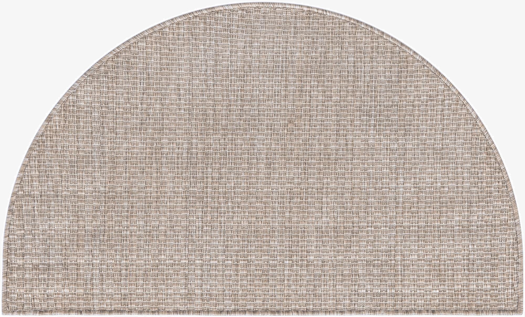 2' 2 x 3' 7  Washable Solid Indoor / Outdoor Hearth Rug