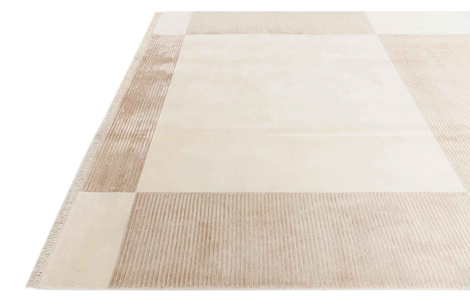 6' 6 x 9' 9 Hand Knotted Darya Wool Rug