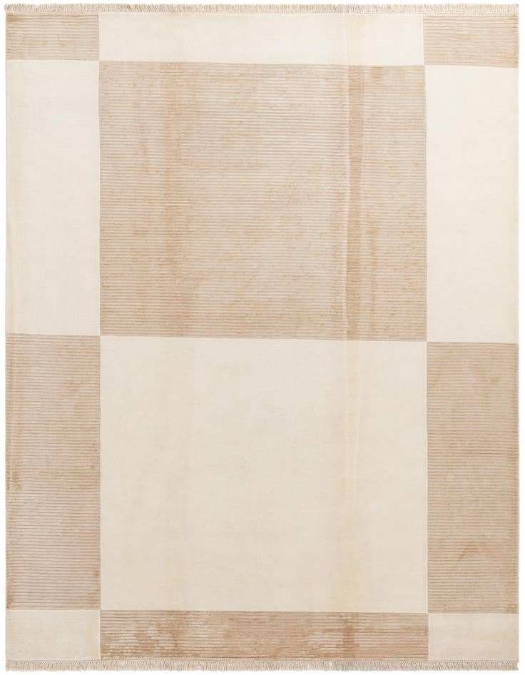 Detail image of 6' 6 x 9' 9 Hand Knotted Darya Wool Rug
