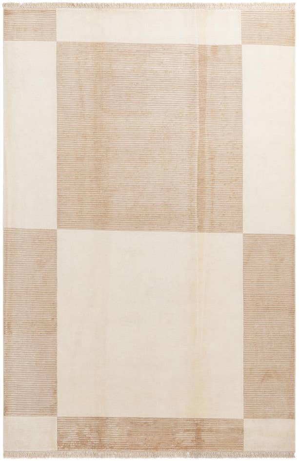 Detail image of 6' 6 x 9' 9 Hand Knotted Darya Wool Rug