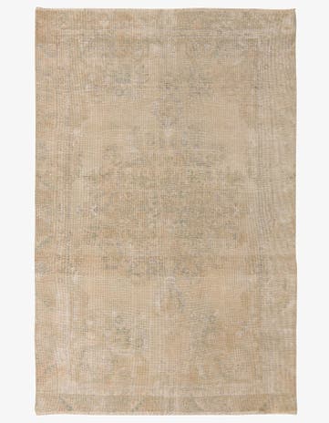 5' 10 x 8' 11 Hand Knotted Ultra Vintage Persian Wool Rug