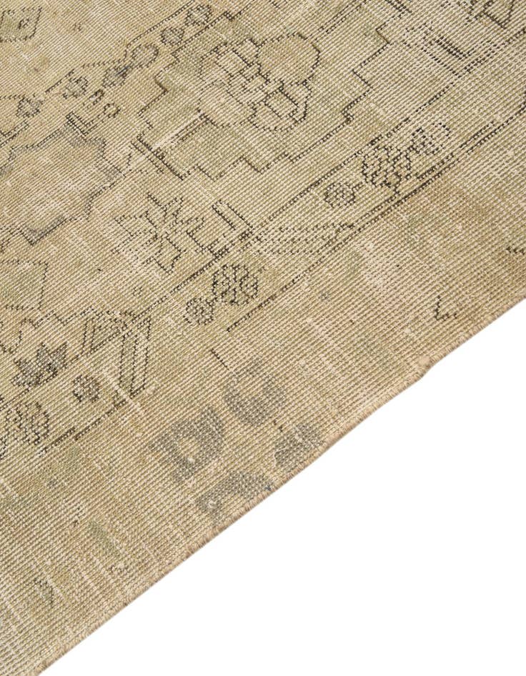 Detail image of 5' 6 x 8' 9  Hand Knotted Ultra Vintage Persian Wool Rug