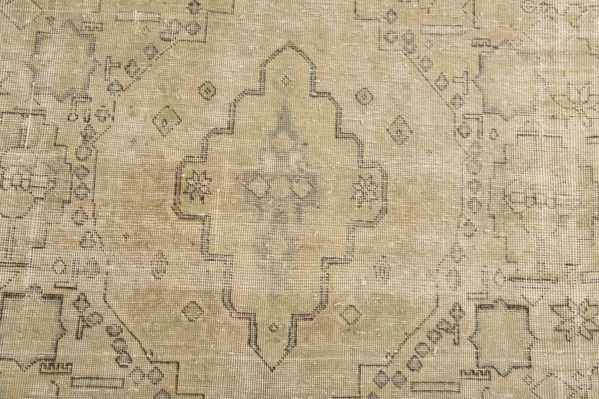 5' 6 x 8' 9 Hand Knotted Ultra Vintage Persian Wool Rug