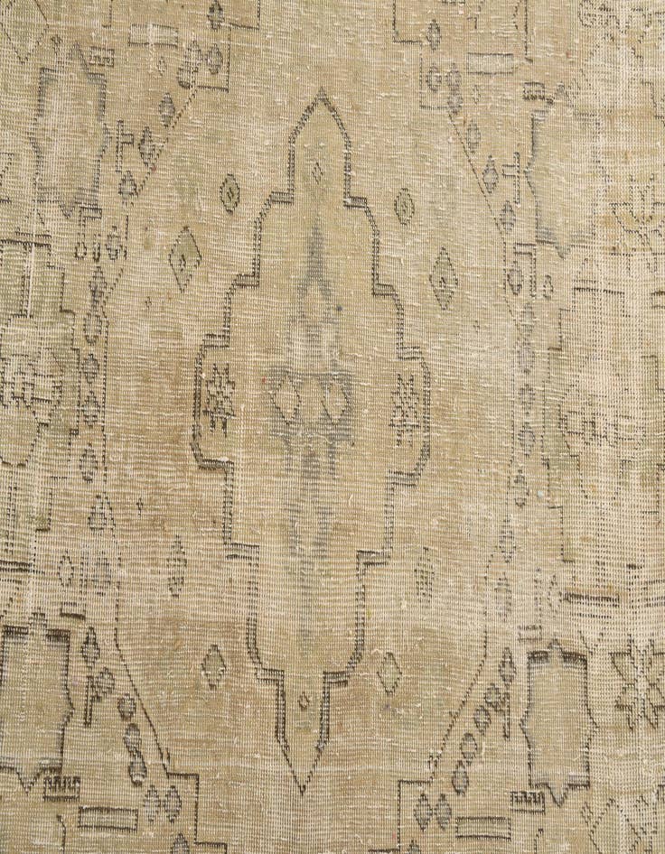 Detail image of 5' 6 x 8' 9  Hand Knotted Ultra Vintage Persian Wool Rug