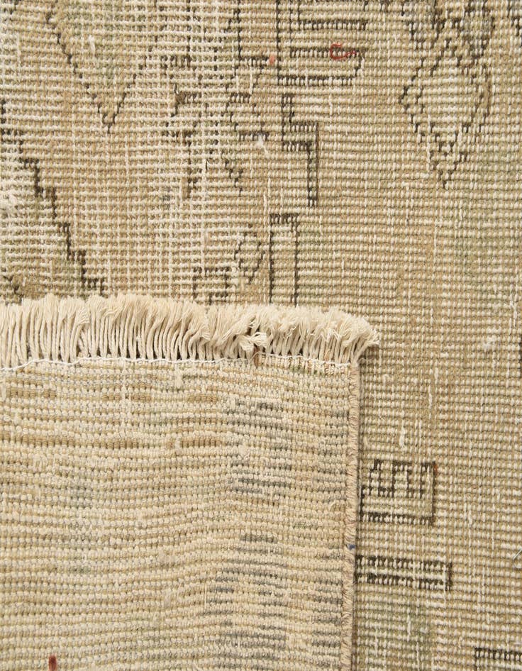 Detail image of 5' 6 x 8' 9  Hand Knotted Ultra Vintage Persian Wool Rug