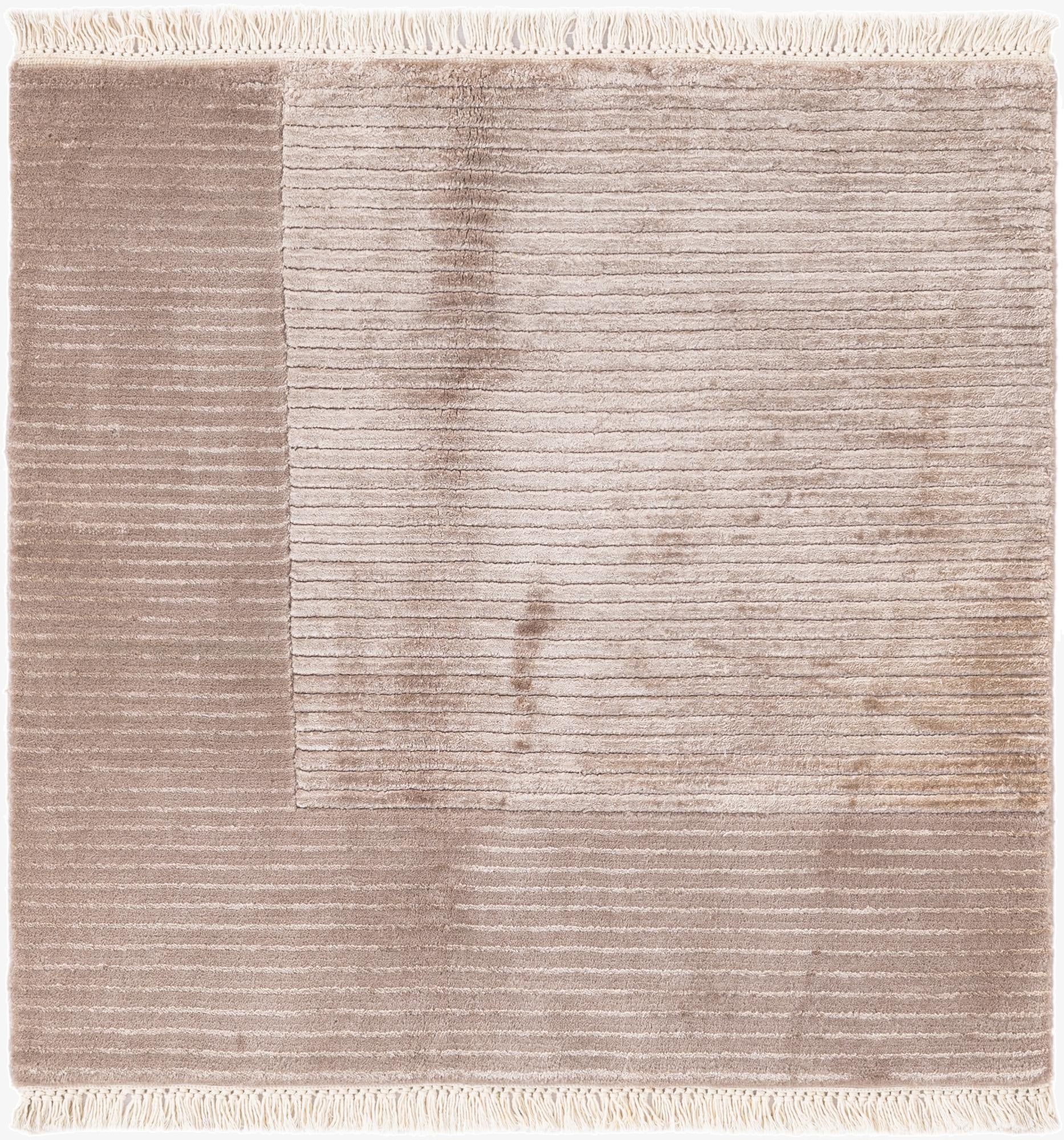 2' 6 x 2' 7  Hand Knotted Darya Wool Square Rug