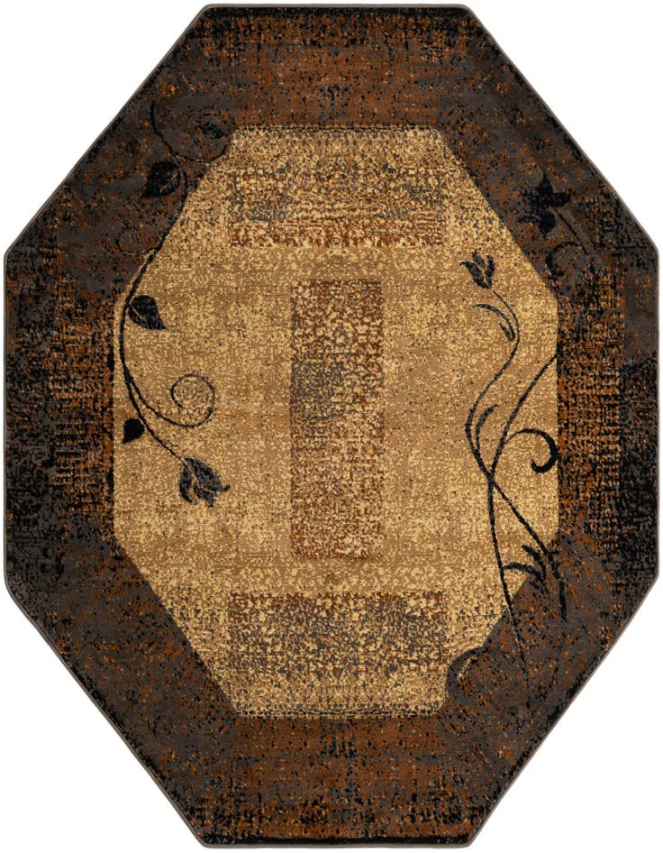 Detail image of 7' x 7' Cafe Octagon Rug