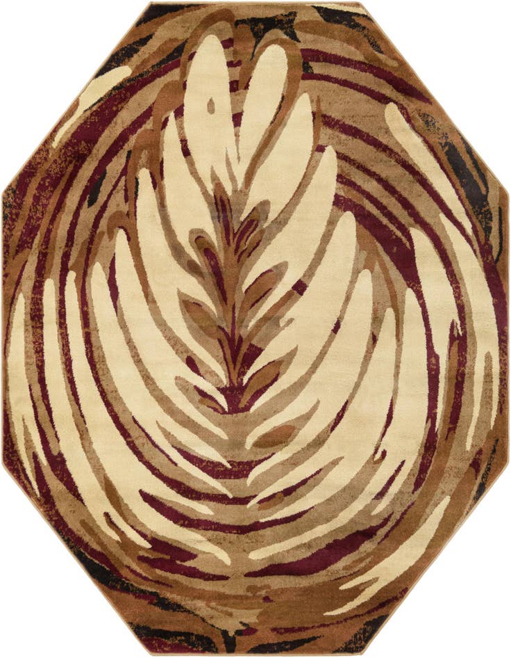 Detail image of 7' x 7' Cafe Octagon Rug