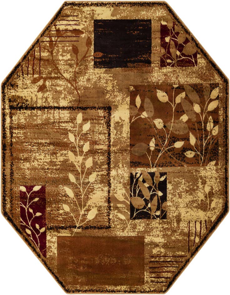 Detail image of 7' x 7' Cafe Octagon Rug